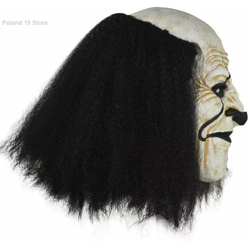 Masque Clown Tueur Effrayant – Joker Horreur Halloween 🎭 | Masque Réaliste en Latex pour Soirées, Fêtes & Cosplays